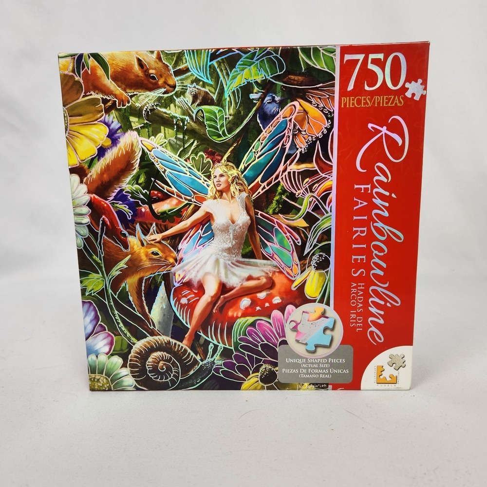 New Sealed Rainbowline Fairies "Summer Forest Fairy" 750 Piece‎ Foil Puzzle